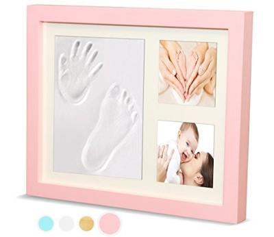 China New Baby Photo Frame Hot Selling Baby Handprint Kit/Personalized Gift/Baby Clay Baby Photo Frame for sale