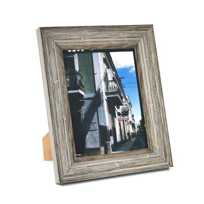 China American Wall Mounted PS Picture Frame Plastic Rustic Small Picture Photo Frame for sale