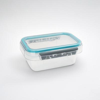 China Microwavable Food Storage Container San Lid Tritan Lid PP Rectangular Body (485ml, 970ml, 1350ml, 1730ml) for sale