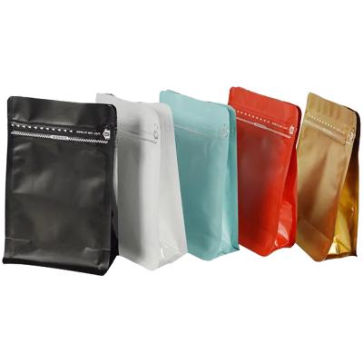 China Custom Resealable Pouch Stand Aluminum Zipper Lock Moisture Proof Airtight Packaging Bags For Coffee for sale