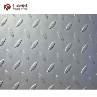 China Industry s237jr a36 hour grade hdg ms shipbuilding checkered steel plate for sale