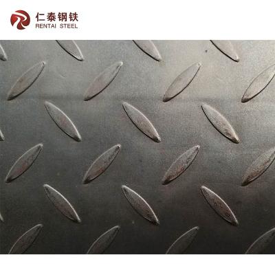 China Industry rentai qianan steel 8mm thick din 59220 8mm plate weight checkered chart for sale