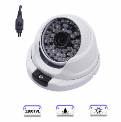 中国 OSD メニューとの 1200TVL AHD CCTV のカメラの保安用カメラ 48 IR LED の夜間視界 販売のため