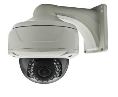 China 2.0MP Network IP Security Cameras Outdoor Vandal Proof Dome Camera With Bracket for sale