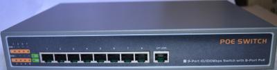 China Ethernet-Schalter 9 Hafen 10m/100m POE für Überwachung IP-Kamera CER/FCC/RoHS zu verkaufen