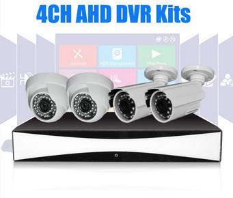 China Infrared 4CH P2P AHD Security DVR Kit 720P Day / Night Bullet / Dome Cameras for sale