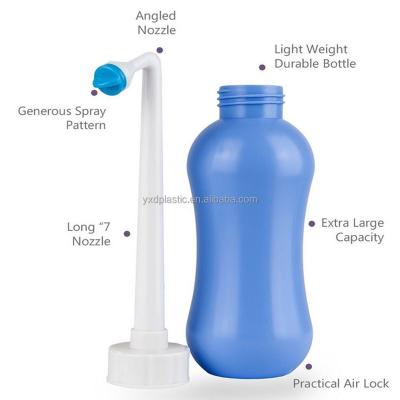 China EVA plastic portable travel toilet mobile bidet, EVA bottle retrievable bidet for sale