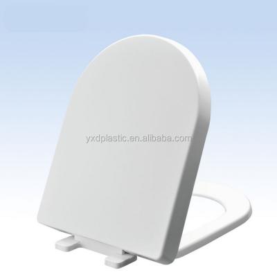 China Slow-end Toilet Seats Sanitary Ware Duroplast D Shape Plastic Portable Toilet Seat for sale