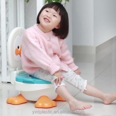 China Eco-freindly Duck Shape Baby Toilet Potty Seats Kids Toilet Training Seat Child Potty Trainer for sale