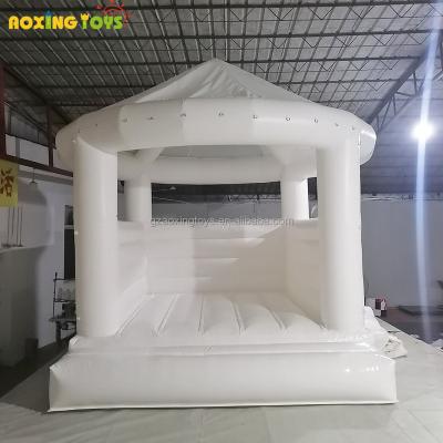 China White PVC Inflatable Combo Bouncer Room PVC Jumping Castle Tent For Kids Adult Birthday Party for sale