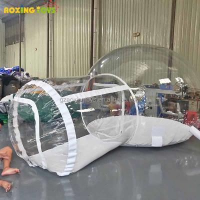 China Outdoor Giant Transparent Inflatable Bubble Tent With Blower For Backyard Wedding Event Camping 3M Diameter Or Customized for sale