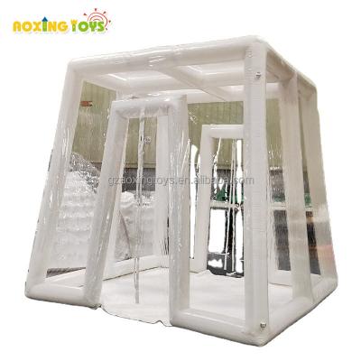 China PVC Camping Tent White Room Giant Transparent Inflatable Bubble Tent For Outdoor Stargazing for sale