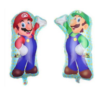 China Wedding Birthday Party Mario Bros Decoration Birthday Party Wedding Mylar Foil Balloons Boy Girl Toys Cartoon Set Decor Kids Toys for sale