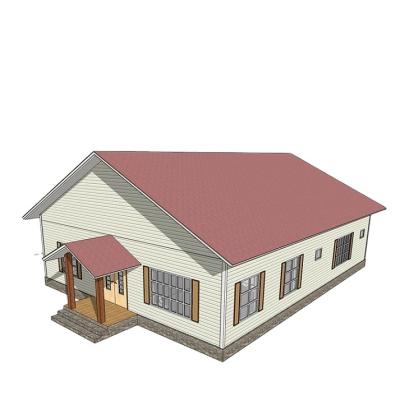 China Latest Design Beautiful Modern Prefab Villa House One Storey Luxury Prefab Housing Prices for sale