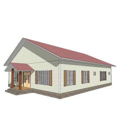 China Economic Cheap Cabin Modern Small Two Bedroom Tiny Sandwich Panel House Prefab Prefab House For Sale Made In China for sale