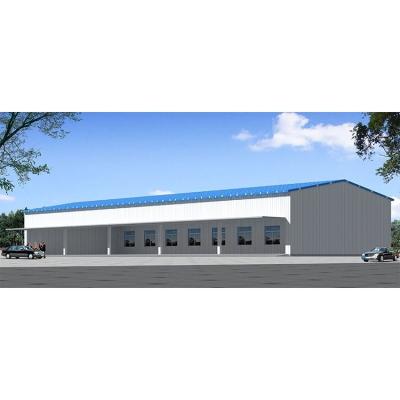 China Modern High Quality Prefab Steel Warehouse Workshop Customize Prefab Steel Frame Building Construction Structure for sale