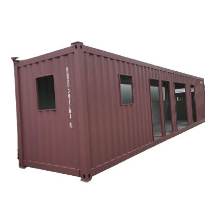 China Modern Modular Hotel House Ready Made Building Living Mobile 2 Bedroom Expandable Prefab Container House Container House for sale