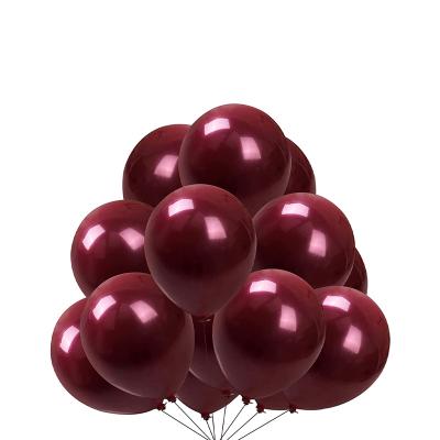 China 50pcs Balloons Double Stuffed Environmental Friendly 10 Inch Color Latex Balloons Birthday Party Decoration Pure Latex Balloons for sale