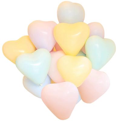 China Gift Toy Heart Shaped Balloons Thickened Latex Helium Balloons Wedding Superpower Valentines Day Wedding Bridal Pastel Balloons for sale