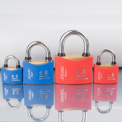 China Aluminum Alloy Hot Sale plastic Covered Padlock Aluminium Padlock for sale