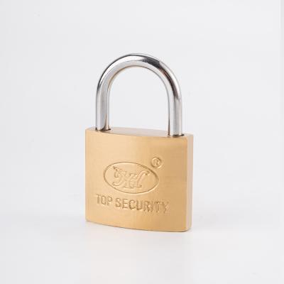 China Brass Logo Customized Heavy Duty Heavy Duty Master key tri-circle Brass padlock for sale