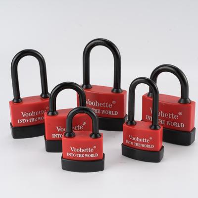 China Iron Aliexpress Active Demand Sample Available Brass Painted Safety Pad Lock Iron Padlock for sale