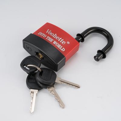 China Iron High security plastic cover padlock candados waterproof solid iron padlock for sale