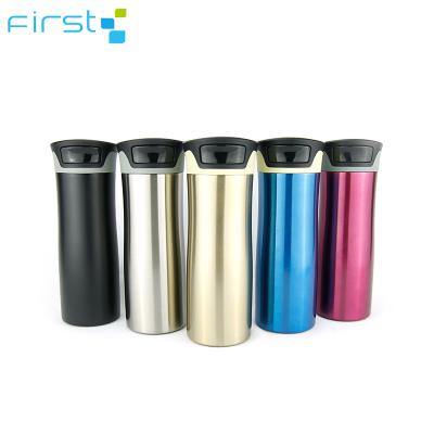 China 2020 Design Sustainable Your Own Wholesale 500ml 17oz Contigo Style Stainless Steel Coffee Travel Mugs With Lid for sale