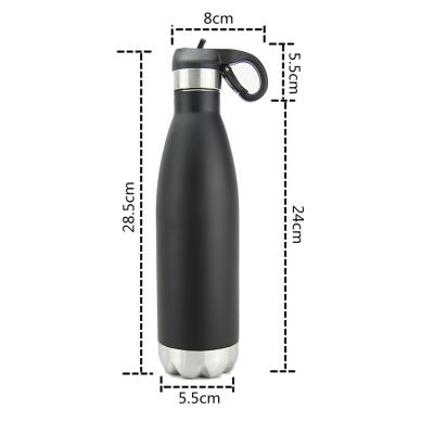 China New Design 500ml 17oz Viable Sublimation Bulk Reusable Coke Shape Stainless Steel Sport Water Bottle for sale