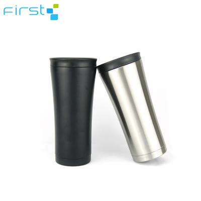 China Sustainable 500 Ml Solid Design Various Color Mug Double Wall Stainless Steel Tumbler for sale