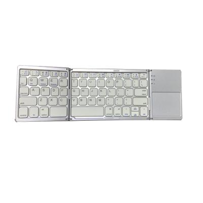 China Wireless 4.0 Version BT Connect Mini Mechanical Keyboard 3 Level 63 Key Foldable Laptop Wireless Keyboard for sale