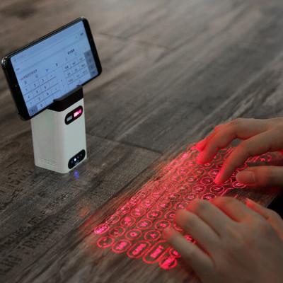 China Numpad Power Bank Work Smart Virtual Keyboards Phone Laptop 5.0 BT Laser Wireless Keyboard for sale