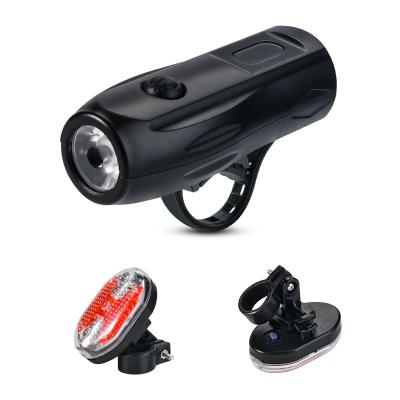 China About Hot Sale 4.5H Bicycle Accessories USB Bike Light Set Front Lights Rear Battery Cycle Light for sale