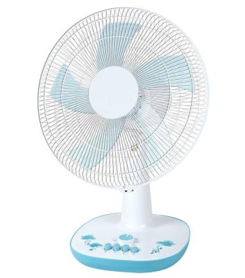 China Table low noise fan with unique pattern design high quality price the best 16 inch desktop fan for sale