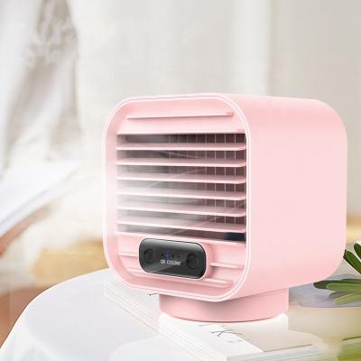 China Home Office Air Conditioner Mini Air Cooler Humidifier Spray USB Rechargeable Desktop Air Cooler for sale