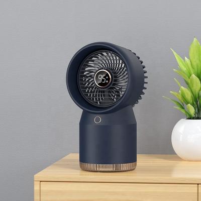 China Mini USB Mini Fan Humidification Cooling Air Cooler Air Conditioner Desktop Fan Home Office Dormitory Electric Fan for sale