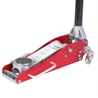 China Car 1.5 Ton Aluminum Floor Jack 3000lbs Hydraulic Floor Auto Jack 12 Months Warranty for sale