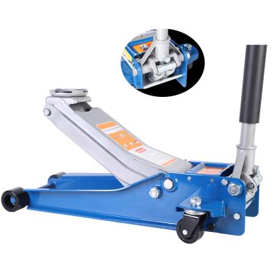 China 3T Double Pump Car Hydraulic Floor Jack In Pakistan Trolley  75-500MM Lifting Range 12 Months Warranty for sale