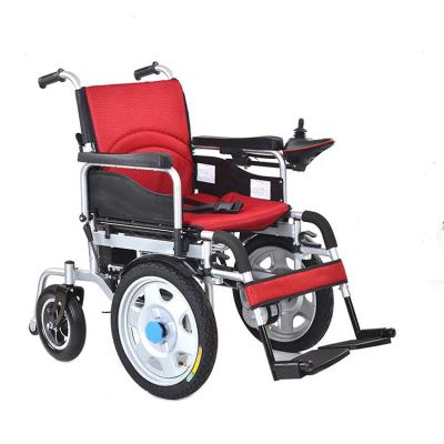 China Convenient Folding Electric Wheelchair For The Elderly Disabled All Aluminum  Health Care for sale