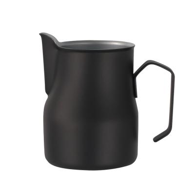 China 500ml Italian Style Stocked Frothing Milk Bartender Jug Metal Coffee Jug Milk Frothing Jug Pull Flower Cup for sale