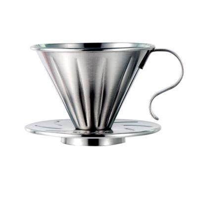 China CLASSIC Fashionable Vietnamese Style Stainless Steel Big Size Filter Coffee Mug Brewing Mug Drip Filter Cup for sale