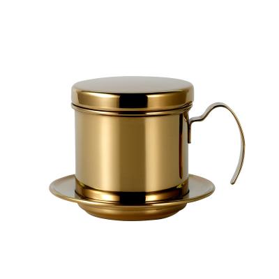 China CLASSIC Multicolor Stainless Steel Vietnam Cold Brew Coffee Filters Machine Vietnamese Filter Coffee Maker for sale