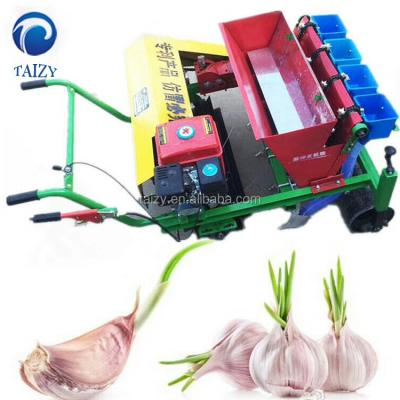 China gasoline engine driven 5 rows garlic planting machine 7-18cm Adjustable 	Planter Farm Equipment for sale