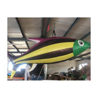 China Oxford Cloth 2020 Hot sale giant inflatable fish for advertising for sale