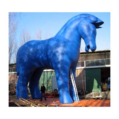 China Oxford Cloth 2020 Hot sale giant inflatable horse head for advertising for sale