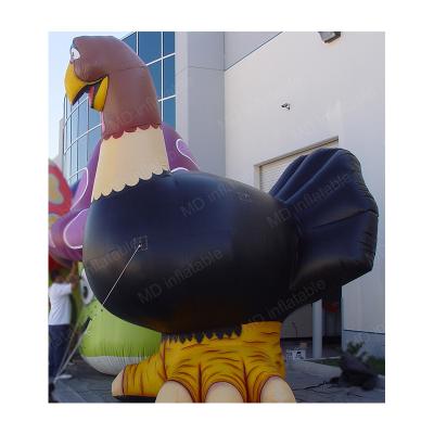 China 2020 Hot Selling Oxford Cloth Giant Inflatable Turkey For Advertising for sale