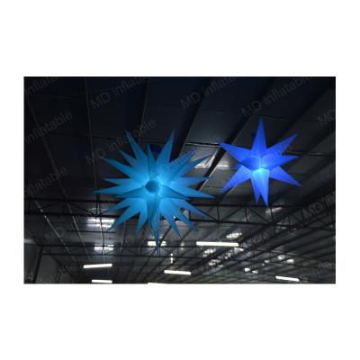 China Decoration for 2022 events led inflatable star, inflatable air star balloon, inflatable light star for event/wedding for sale