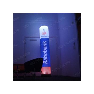 China 2022 hot sale events decoration lighting inflatable pylons, inflatable cylinder for event decoration for sale