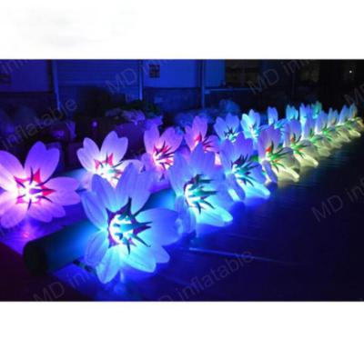 China 2022 Oxford Cloth Best Selling Inflatable Flower Wedding With LED Light For Decoration for sale