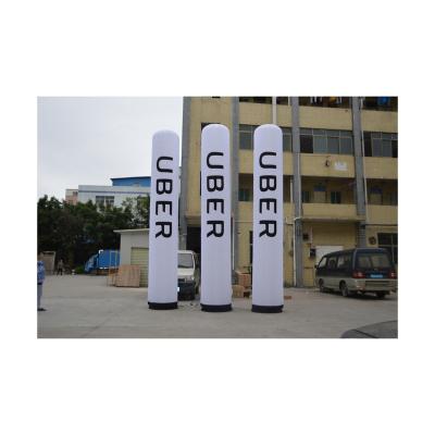 China Custom inflatable oxford cloth logo lighting air column, inflatable led column for sale for sale